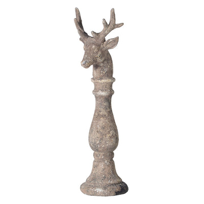 Small Rustic Deer Candlestick