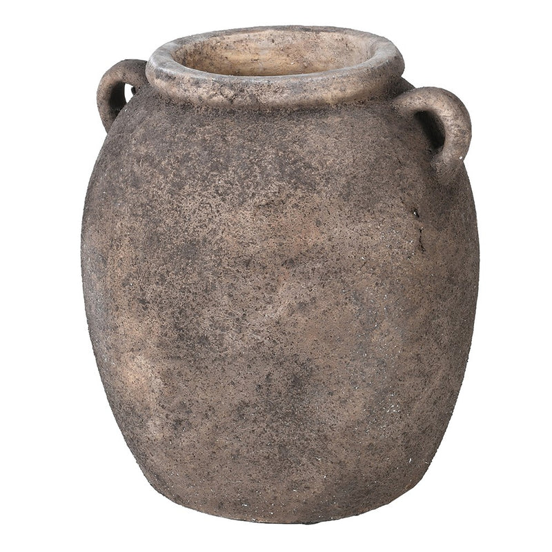 Earthenware Brown/Black Vase