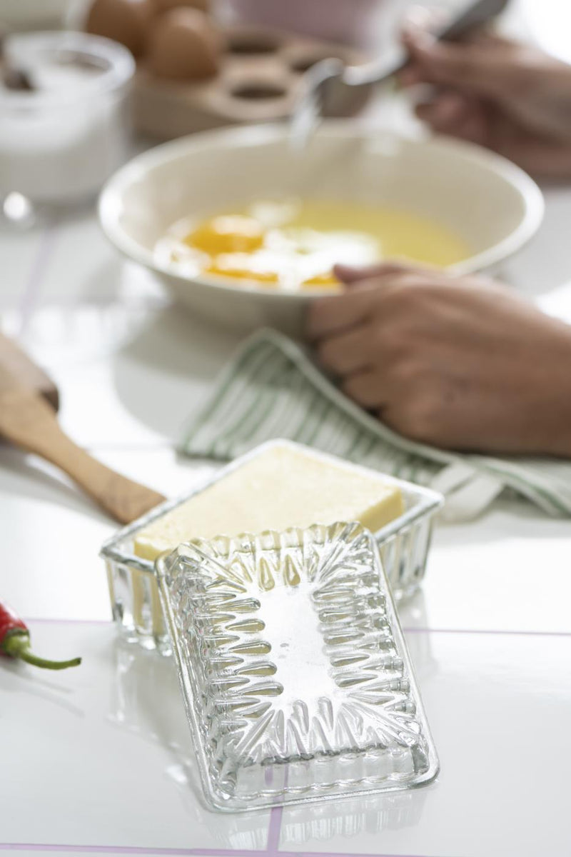 Glass Butter Box