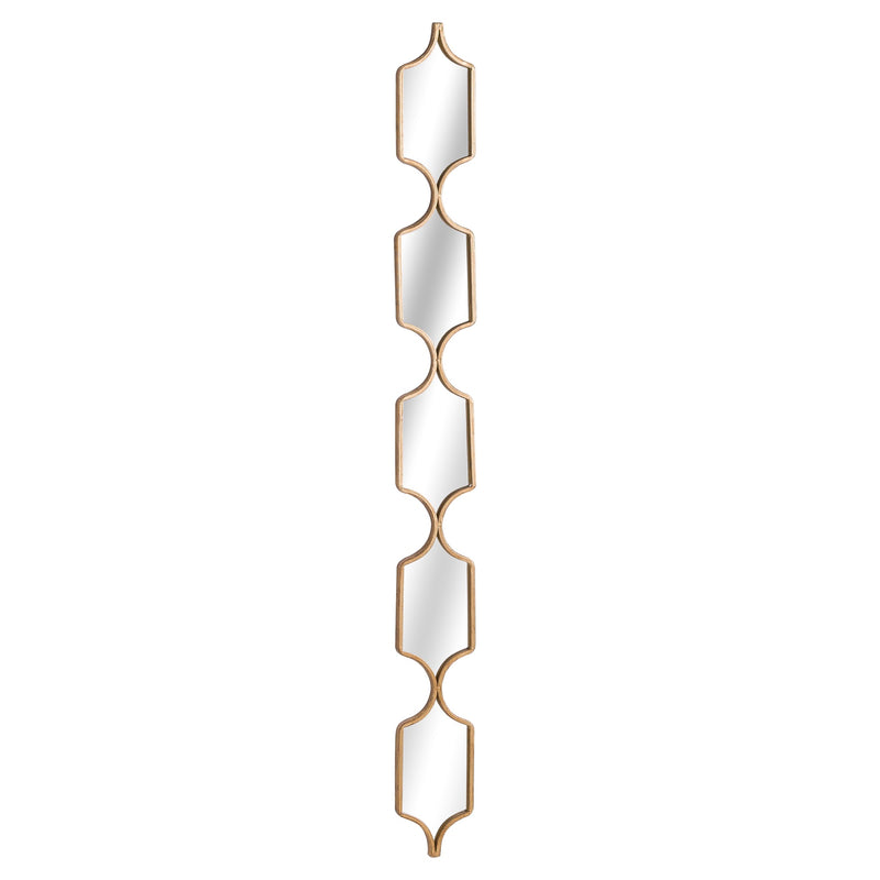 Gold Square Hanging Mirror