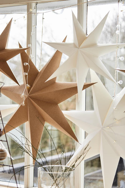 Medium Hanging White Star