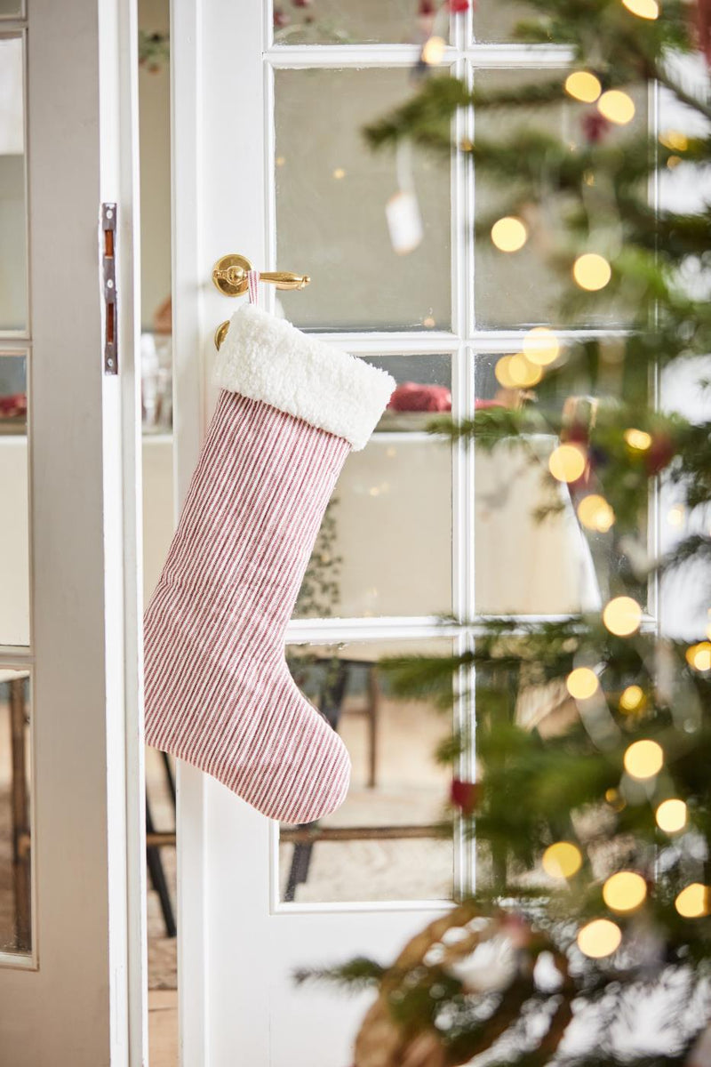 Red/White Stripe Stocking