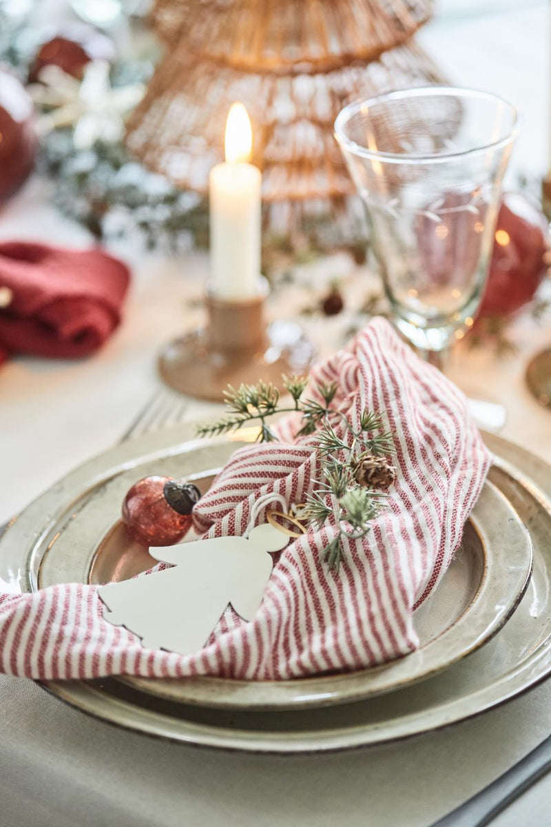 Red/White Stripe Napkin