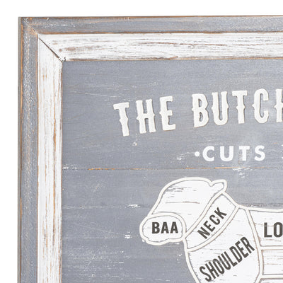 Butchers Lamb Wall Plaque