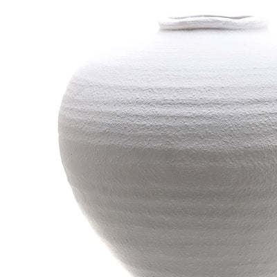 Matte White Ceramic Vase