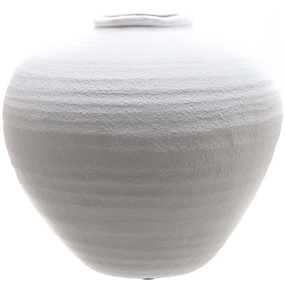 Matte White Ceramic Vase