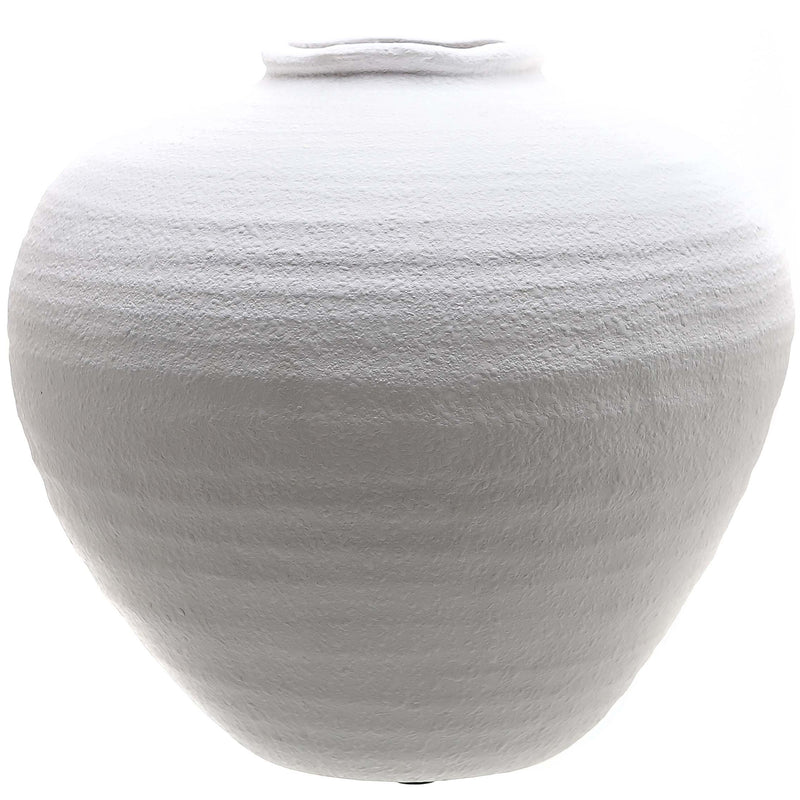 Matte White Ceramic Vase