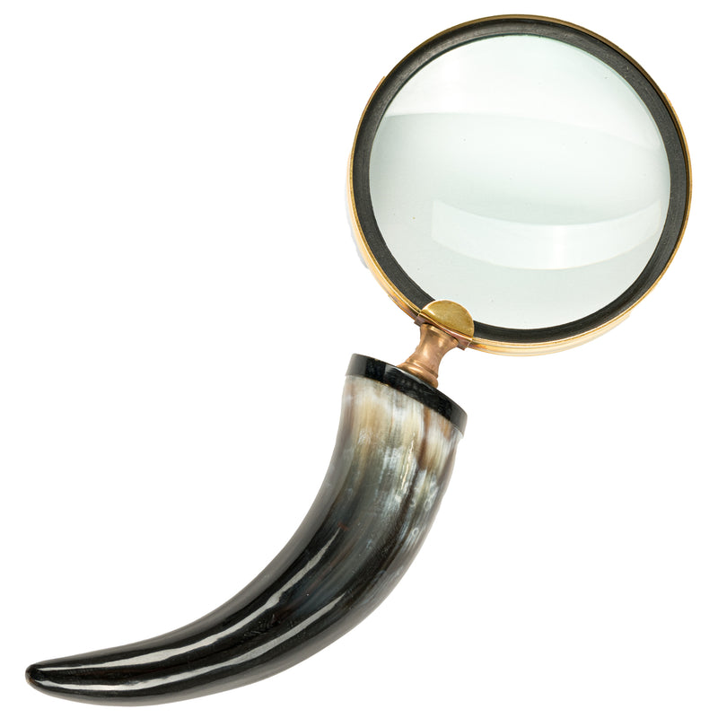 Horn & Brass Magnifying Glass