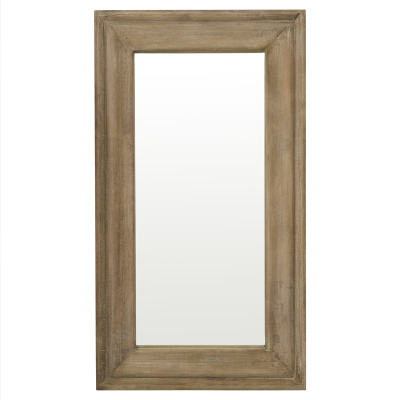 Hand Crafted Wooden Rectangular Mirror