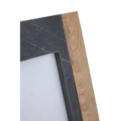 5x7 Slate & Mango Wood Photo Frame