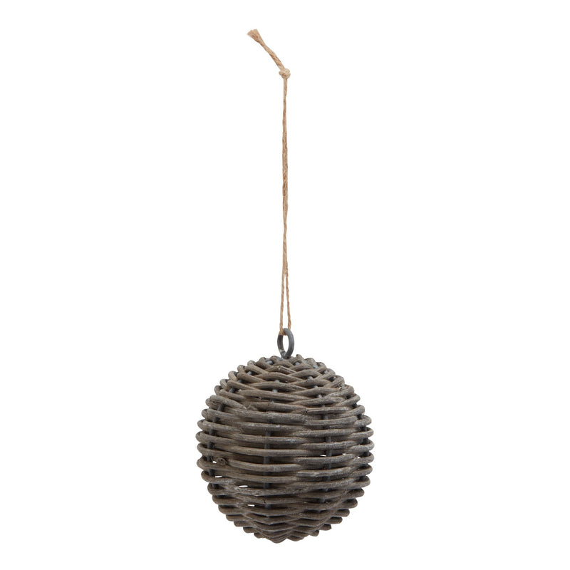 Dark Wicker Bauble