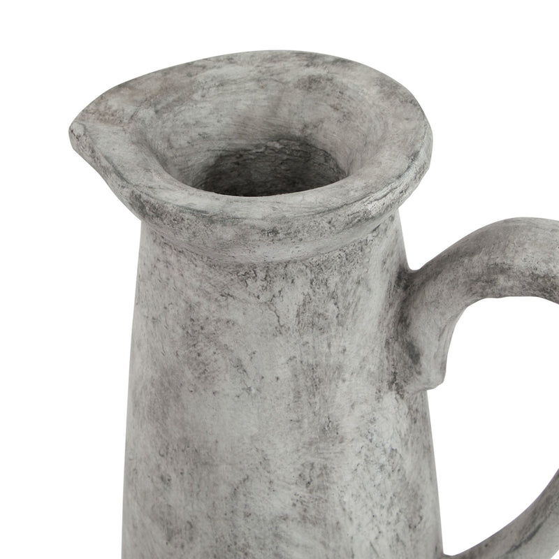 Aged White Tall Jug