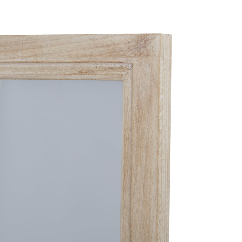 180cm Washed Wood Rectangular Window Mirror