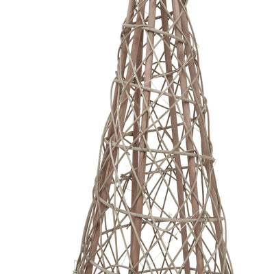 130cm LED Wicker Christmas Tree With Star