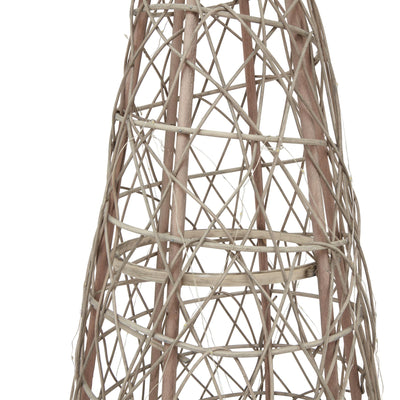 115cm LED Wicker Christmas Tree With Star