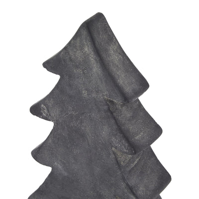 Medium Dark Grey Ceramic Christmas Tree