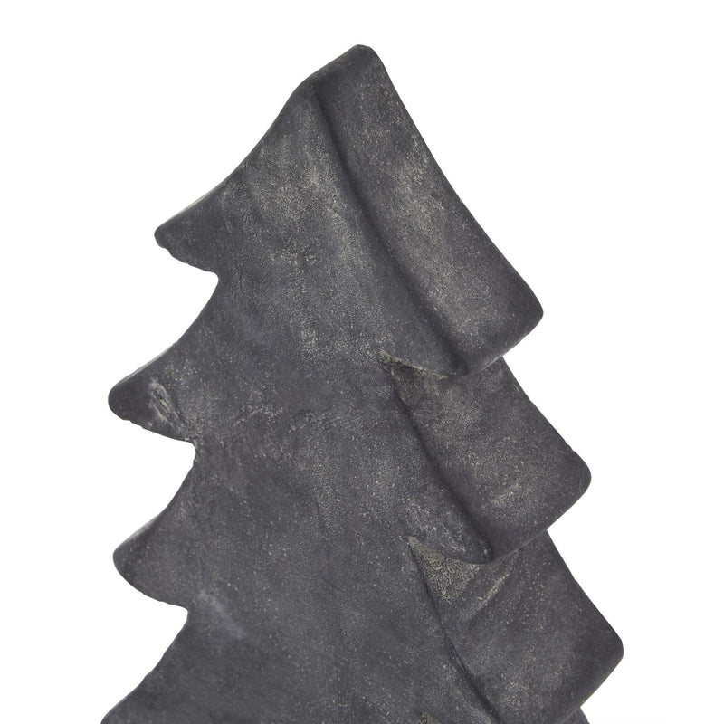 Medium Dark Grey Ceramic Christmas Tree