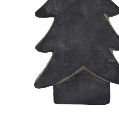 Medium Dark Grey Ceramic Christmas Tree