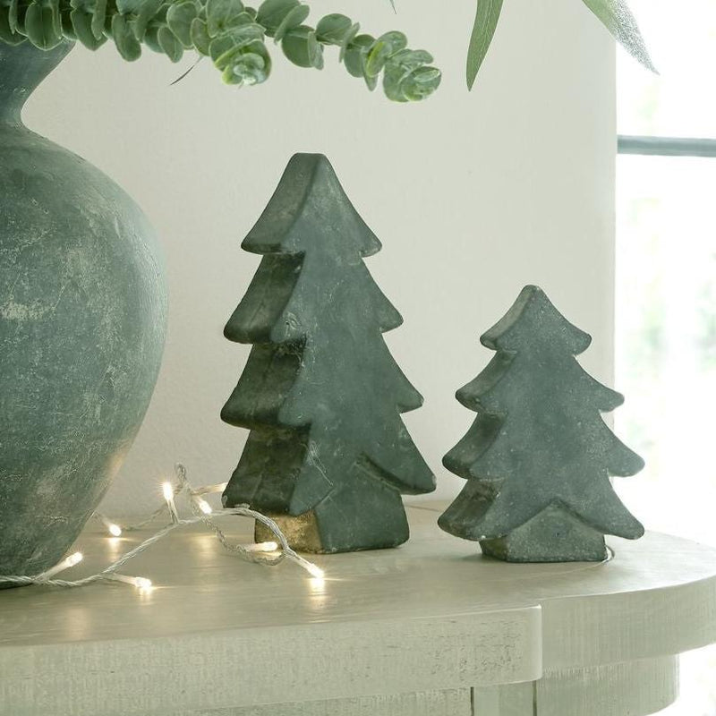 Small Dark Grey Ceramic Christmas Tree