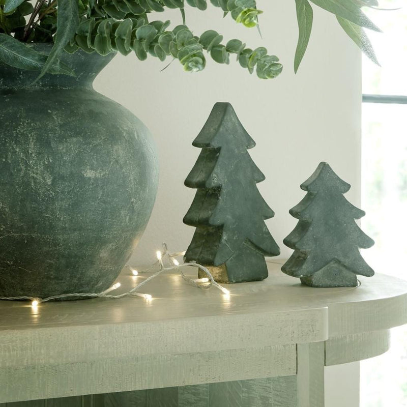 Medium Dark Grey Ceramic Christmas Tree