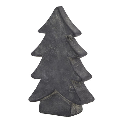 Medium Dark Grey Ceramic Christmas Tree