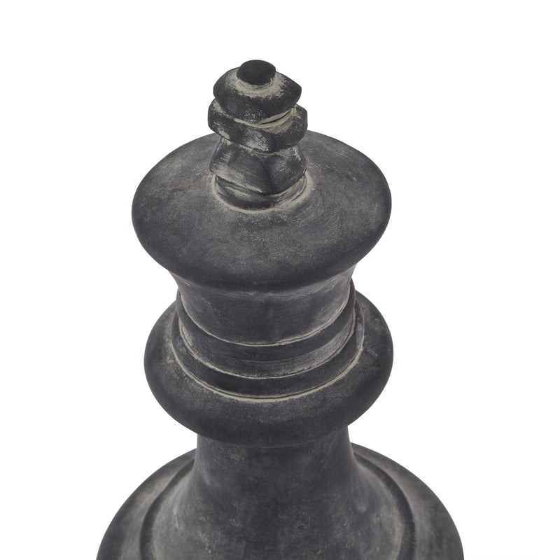 Dark Grey King Chess Piece