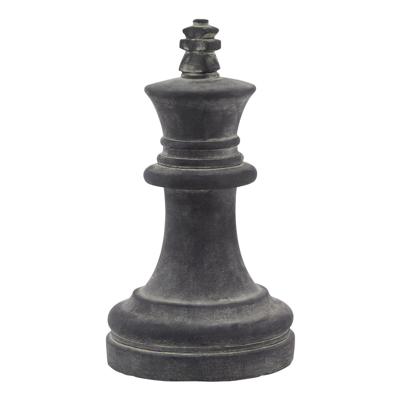 Dark Grey King Chess Piece