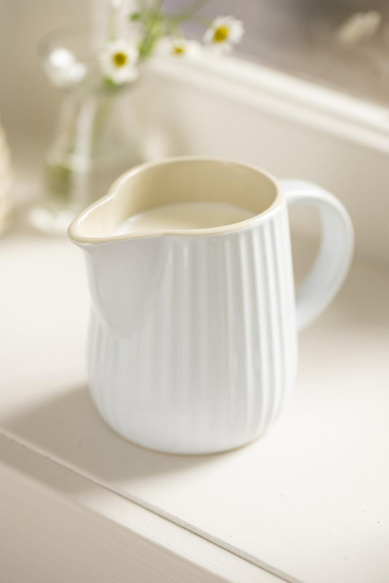 White Milk Jug