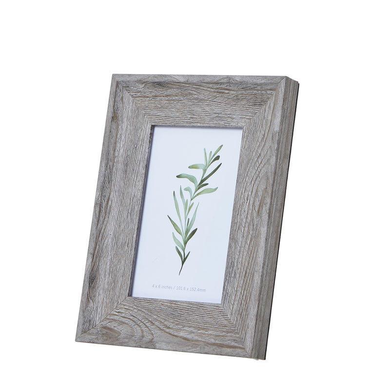 4x6 Grey Wash Photo Frame