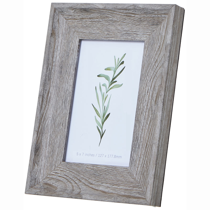 5x7 Grey Wash Photo Frame