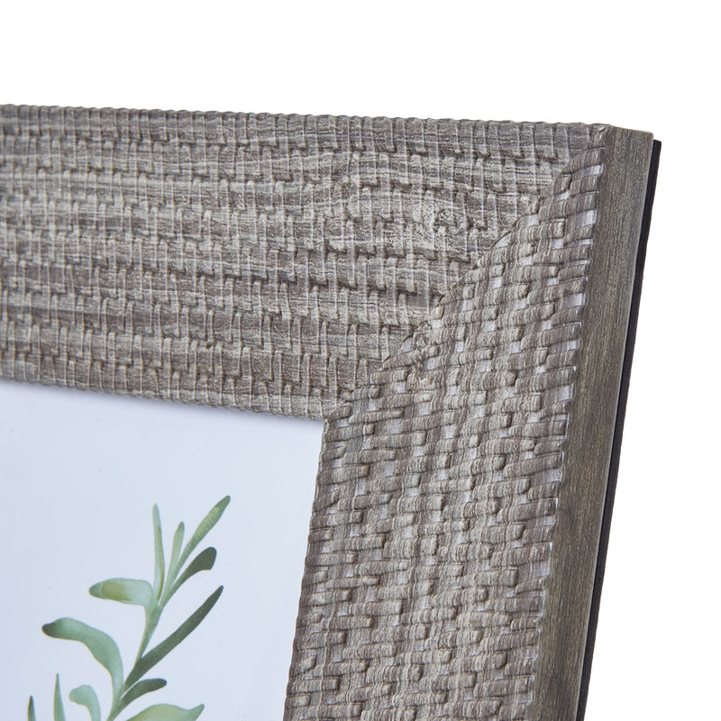 4x6 Grey Rattan Photo Frame