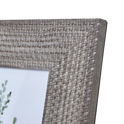 5x7 Grey Rattan Photo Frame