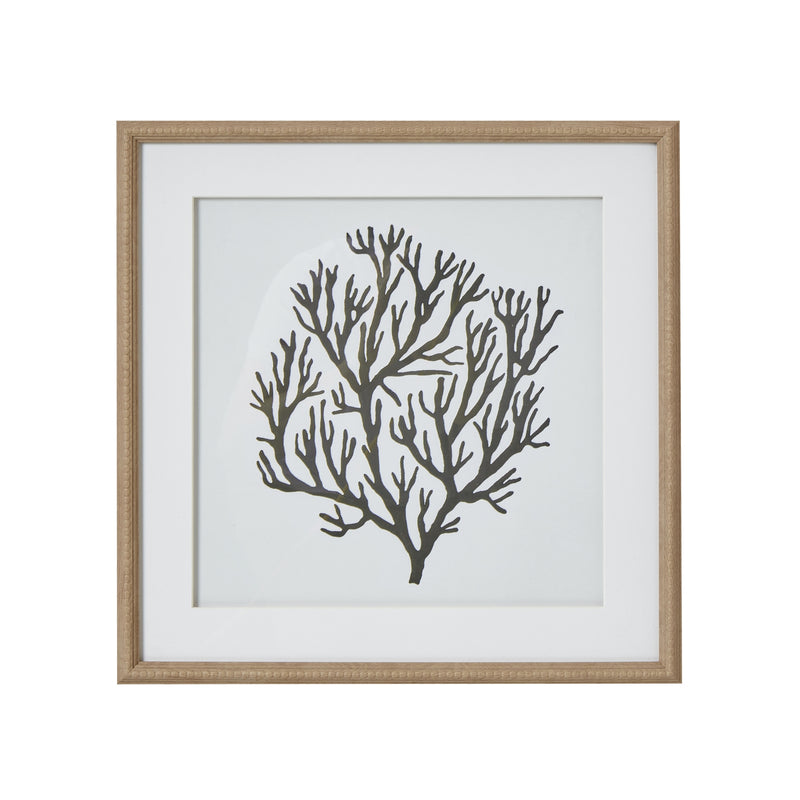 Coral Art Mounted Frame