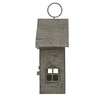 Rustic Metal House Tealight Holder