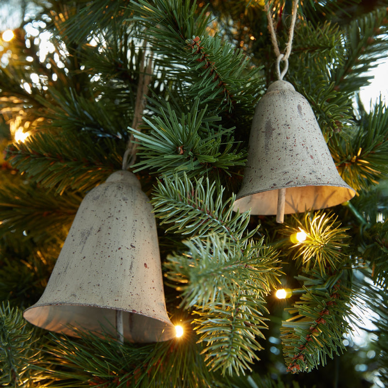 10cm Aged Rustic Hanging Metal Bell
