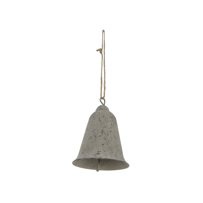 10cm Aged Rustic Hanging Metal Bell