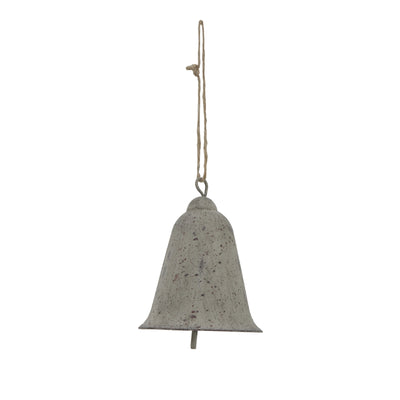 10cm Aged Rustic Hanging Metal Bell