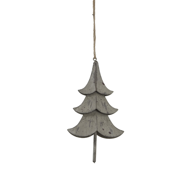 Aged Rustic Metal Hanging Tree