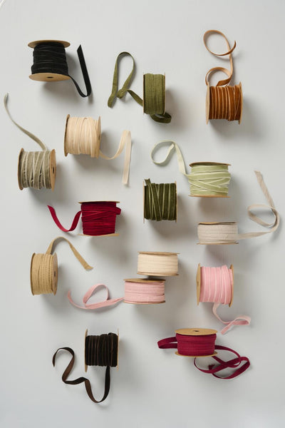 10m Fog Velvet Ribbon