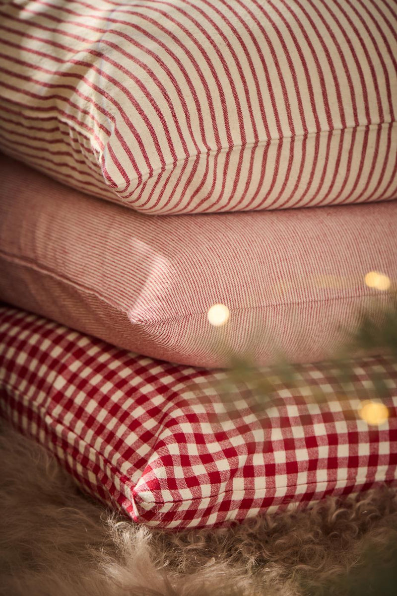 Red Check Cushion