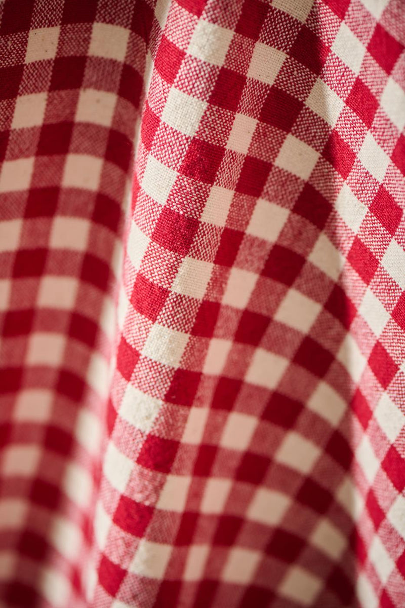 Red Check Tea Towel