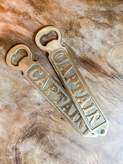 'Captain' Brass Bottle Opener