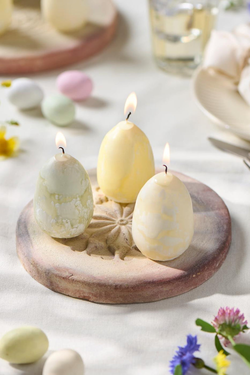 Seashell Egg Candles