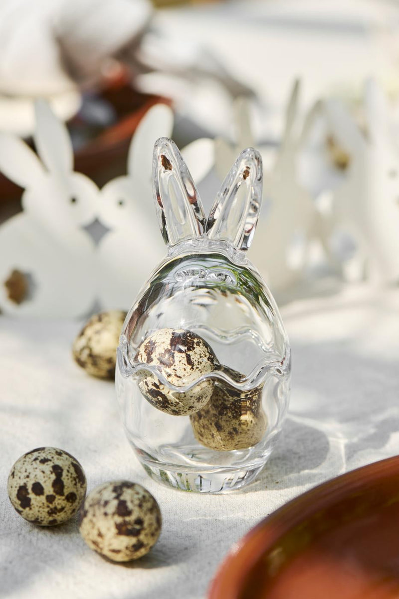 Glass Bunny Jar