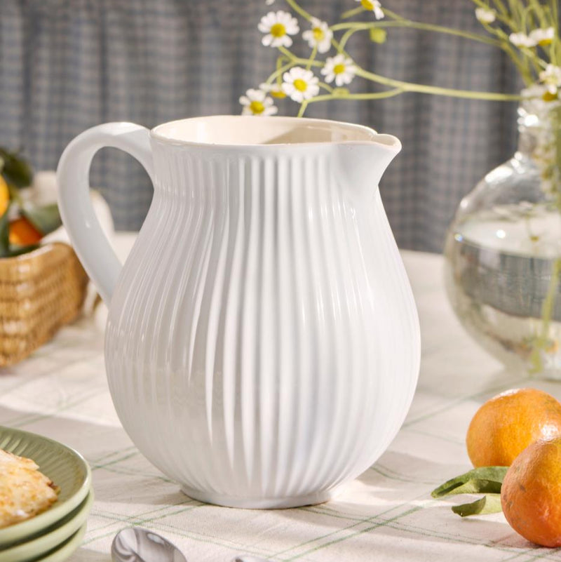 White 2ltr Pitcher