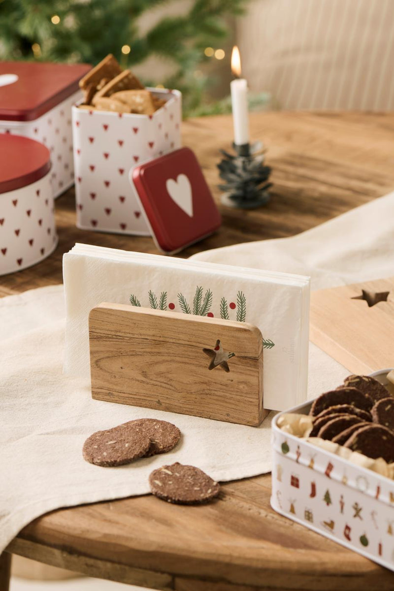 Acacia Wood Napkin Holder