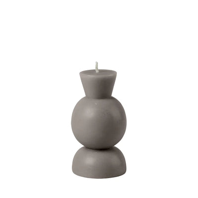 Dark Taupe Bubble Candle