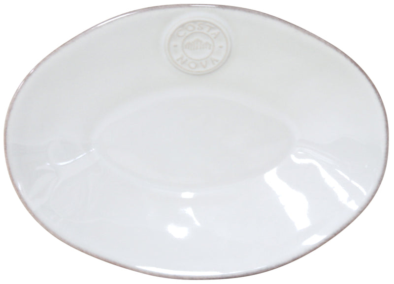 White Oval Small Platter 20cm