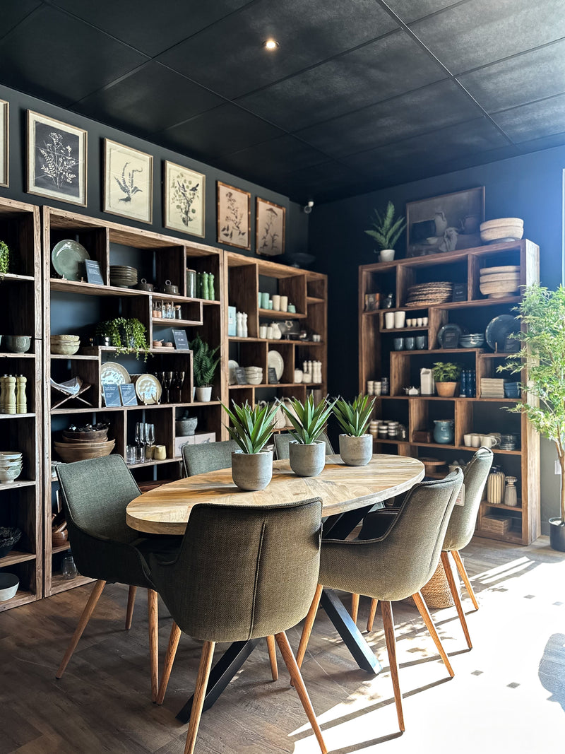 Small Aura Oval Dining Table