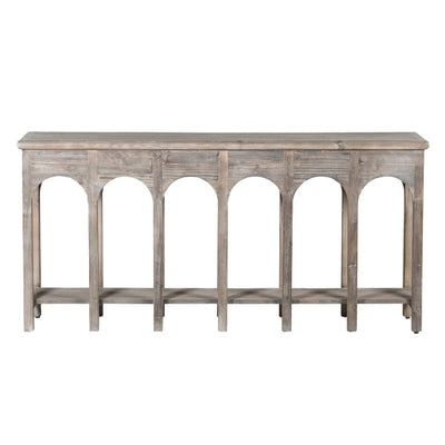 Grey Pine Arched Console Table